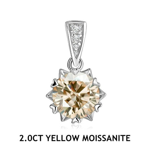 Moissanite Diamond Pendant