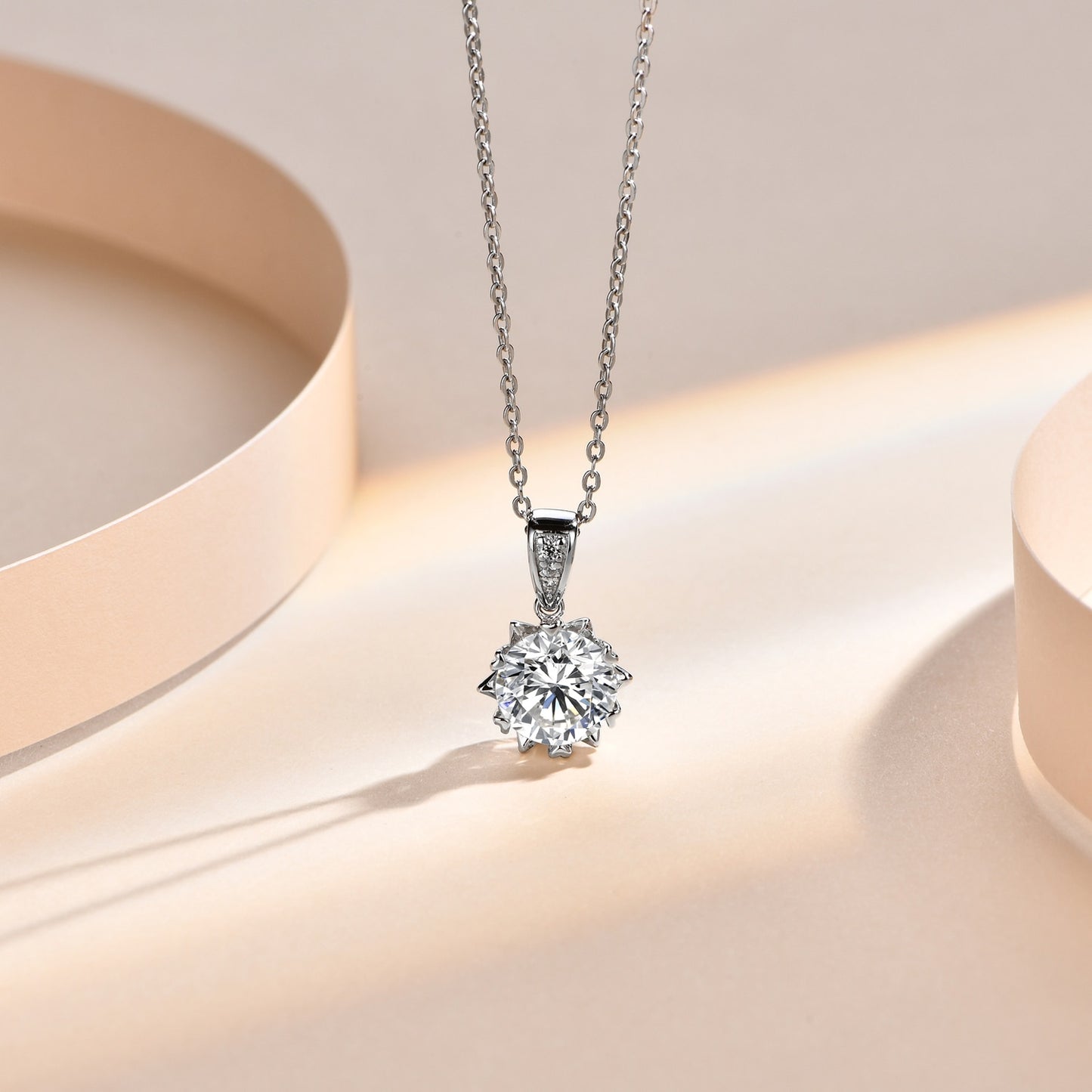 Moissanite Diamond Pendant