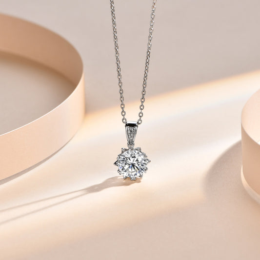 Moissanite Diamond Pendant