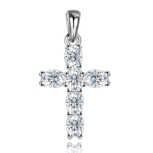 925 Sterling Silver Cross Necklace