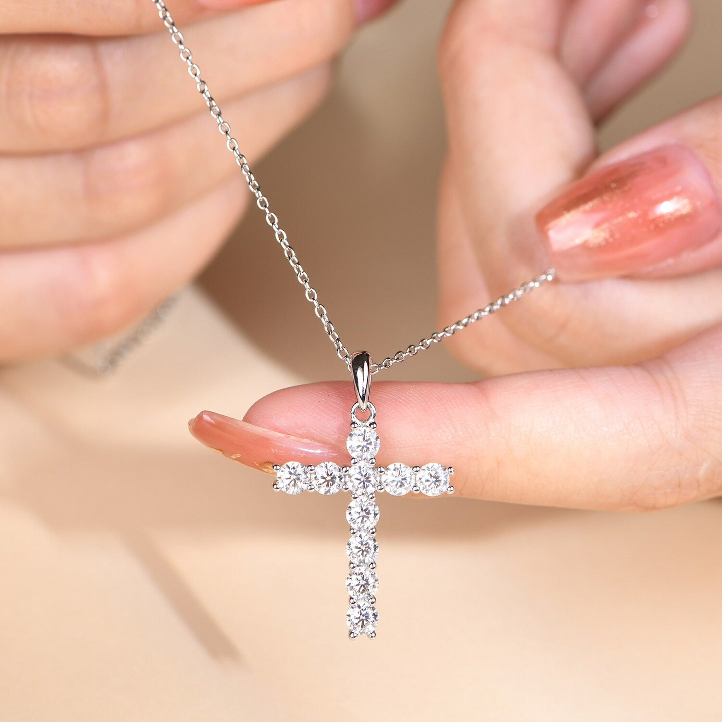 925 Sterling Silver Cross Necklace
