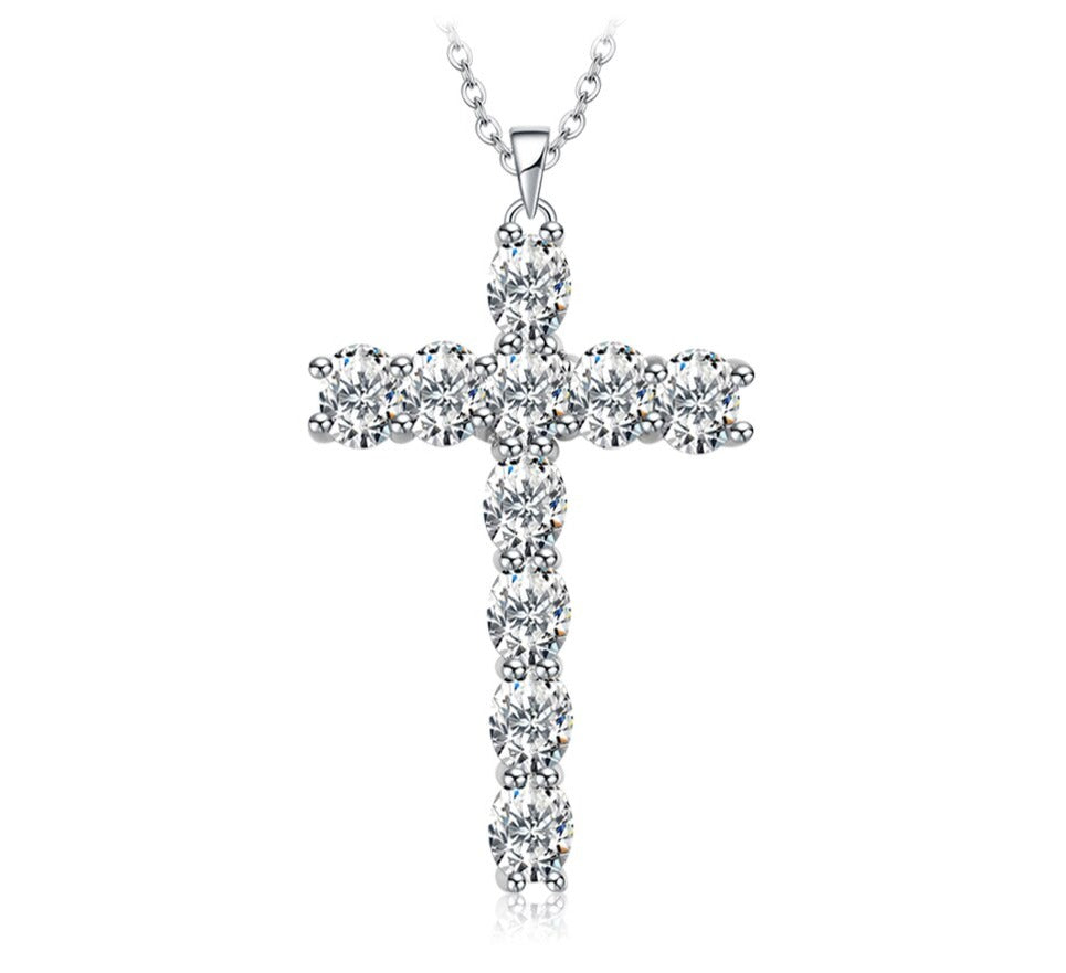 925 Sterling Silver Cross Necklace