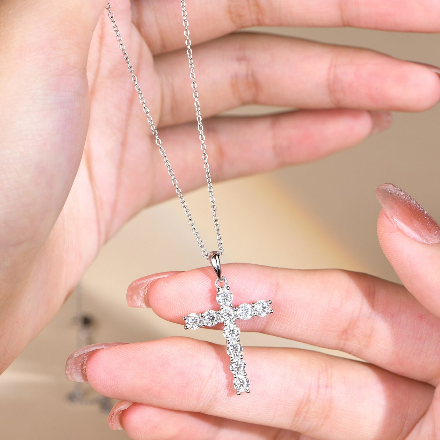 925 Sterling Silver Cross Necklace