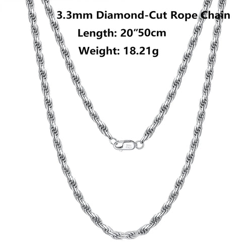 18K Gold Chain over Authentic 925 Sterling Silver