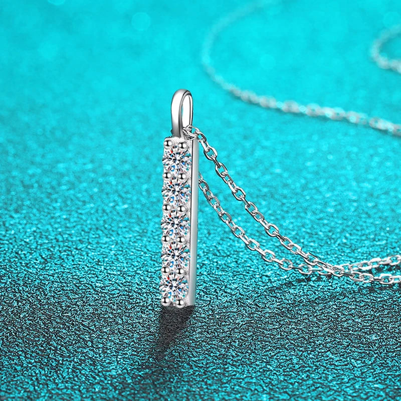 Full Sparkling Moissanite Necklace