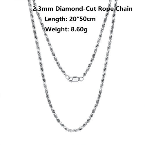 18K Gold Chain over Authentic 925 Sterling Silver