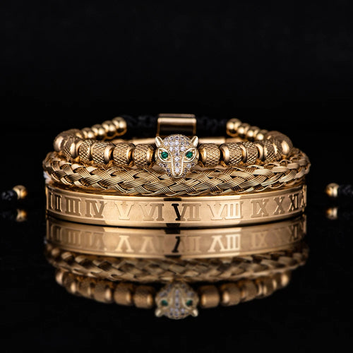 3pcs/set Classical Handmade Braiding Bracelet