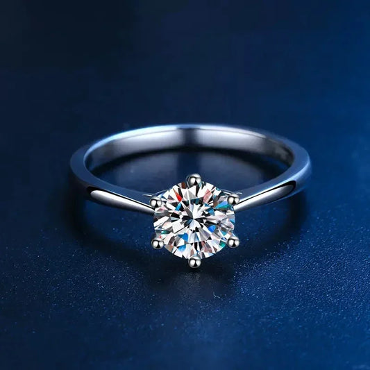 0.3ct Moissanite Diamond Ring