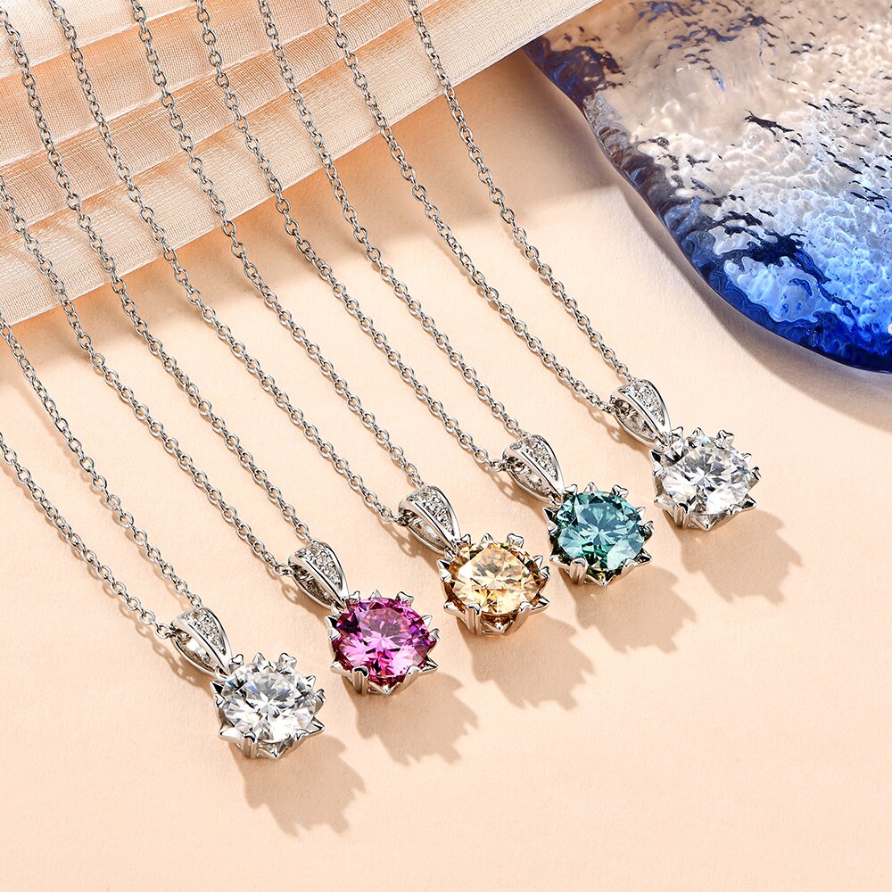 Moissanite Diamond Pendant