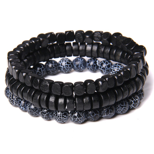 Onyx Stone Beads Men Bracelet