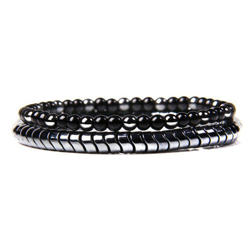 Onyx Stone Beads Men Bracelet