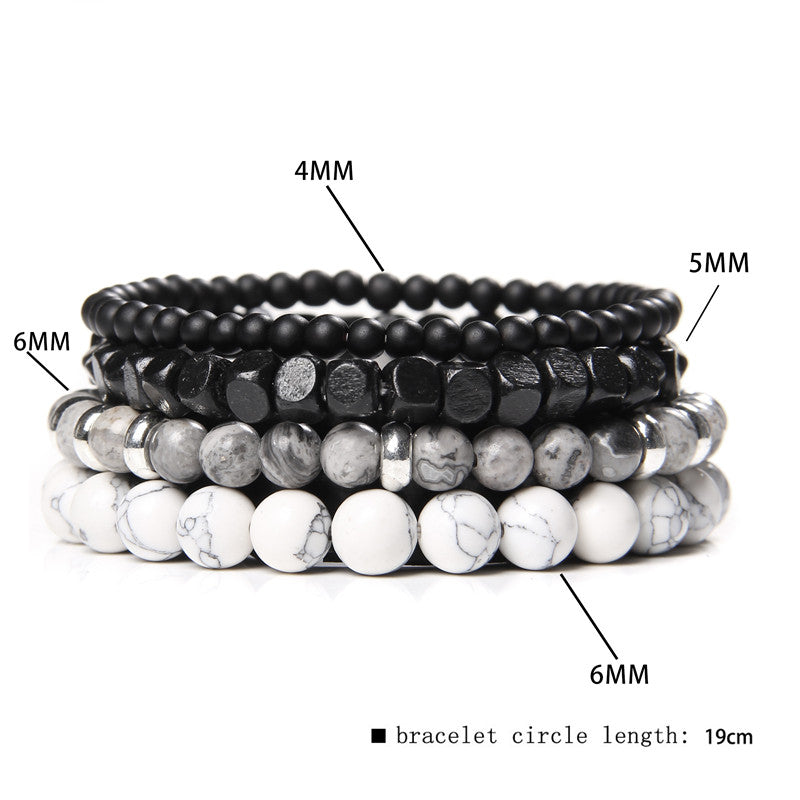 Onyx Stone Beads Men Bracelet