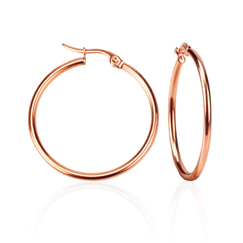 Stainless Steel Hoop Earrings