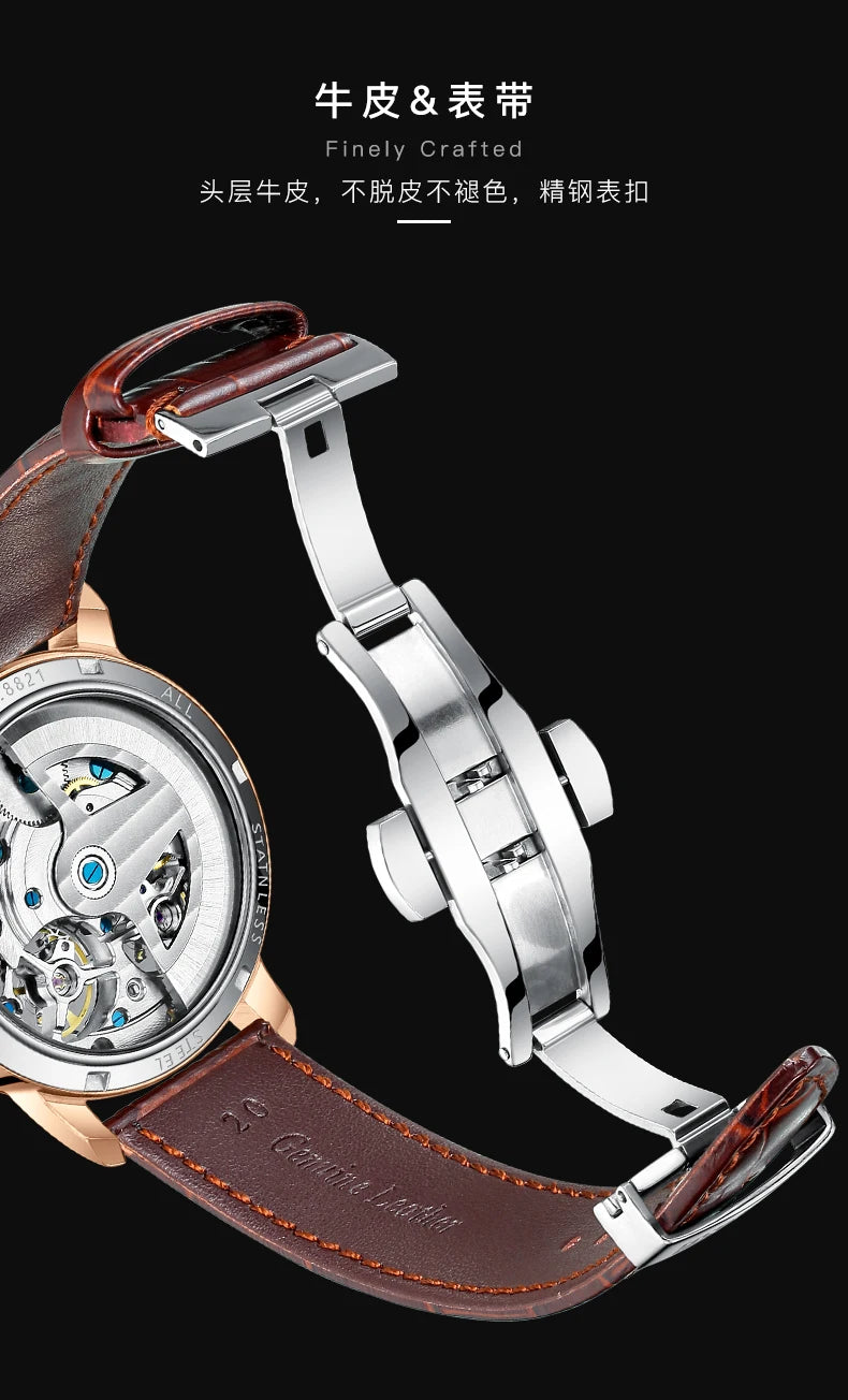 Double Tourbillon Swiss Watch