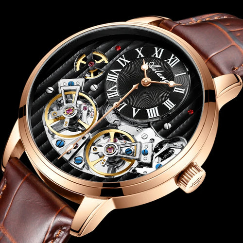 Double Tourbillon Swiss Watch