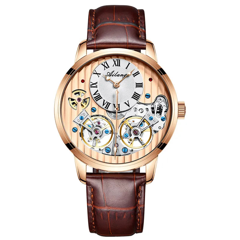 Double Tourbillon Swiss Watch