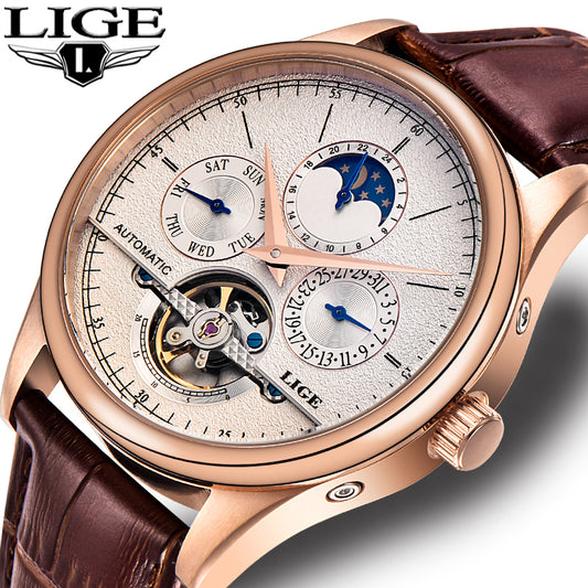 LIGE Classic Retro Watch