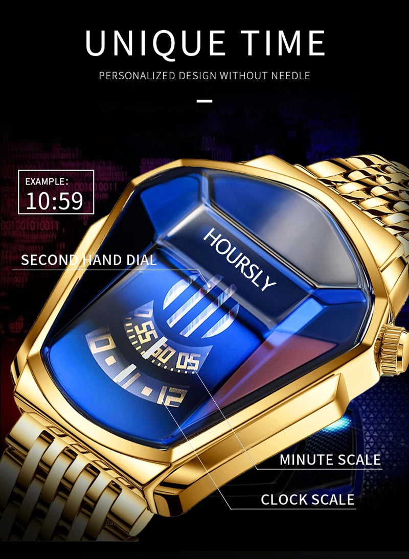 Luxury Hoursly Wrist Watch