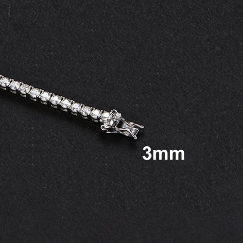 Sterling Silver Bracelet Diamonds | 925 Sterling Silver Jewelry