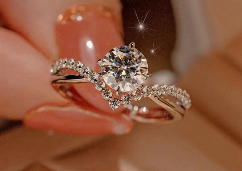 1 Carat Moissanite High Quality Ring