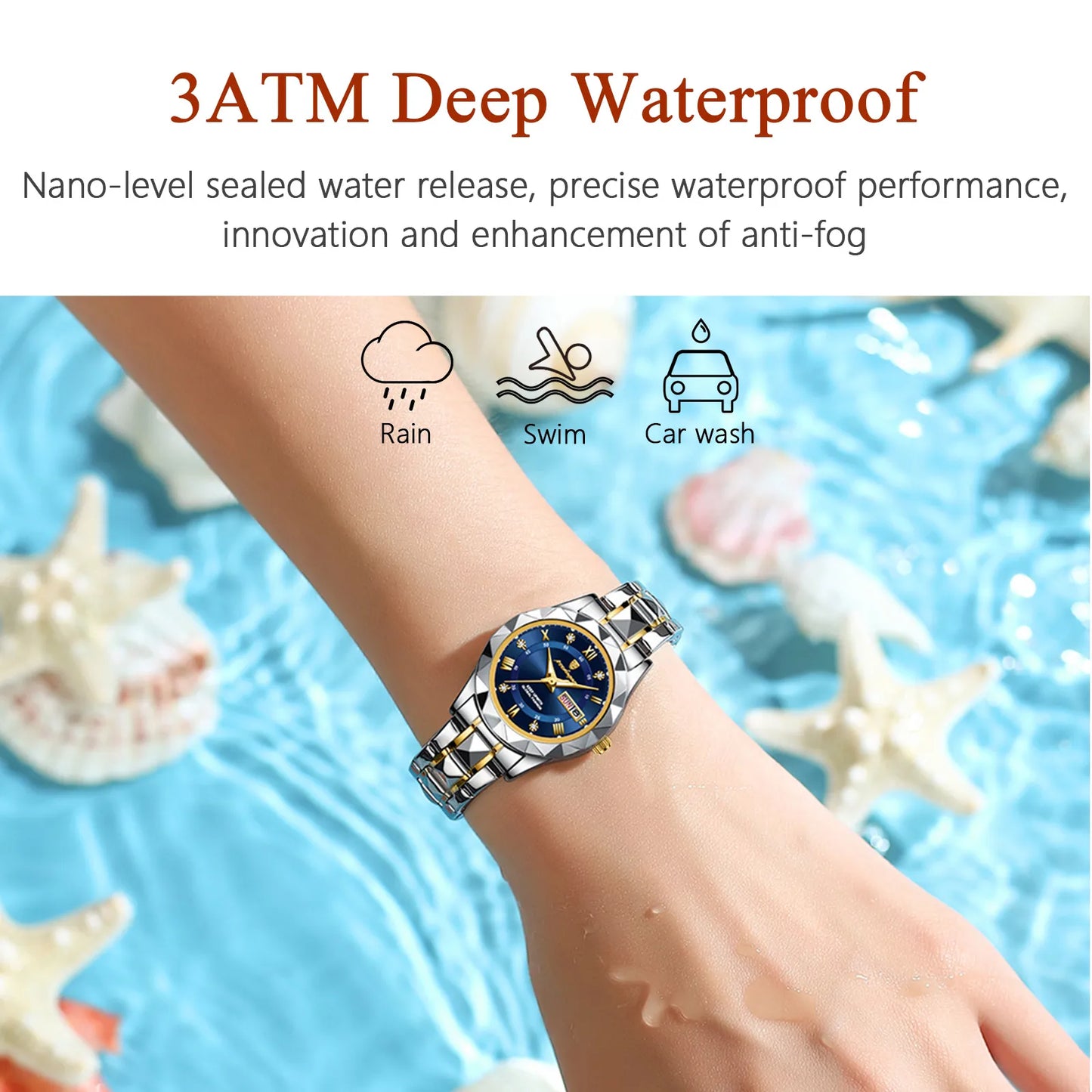 Luxury Luminous Waterproof  Watch