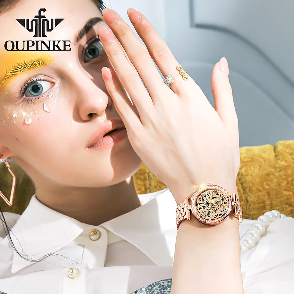 OUPINKE Luxury Automatic Mechanical Watch