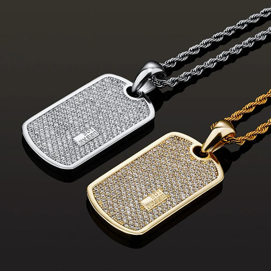 CZ Stone Paved Pendant