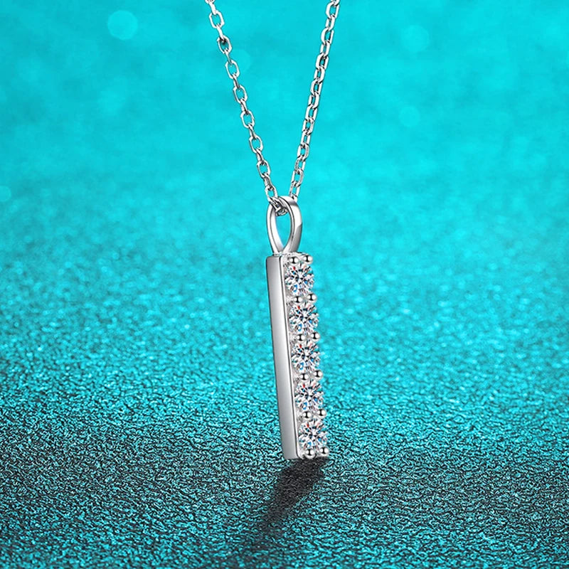 Full Sparkling Moissanite Necklace