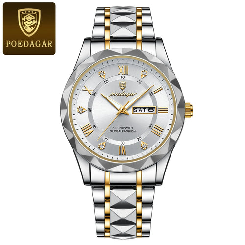 POEDAGAR Luxury Business Man Wristwatch