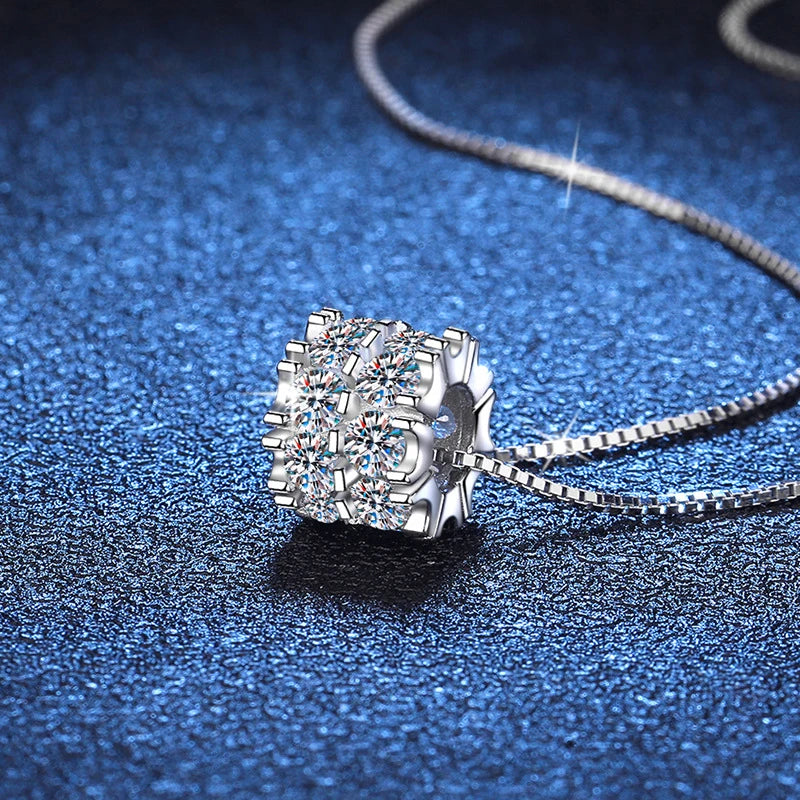 Full Moissanite Diamond Necklace