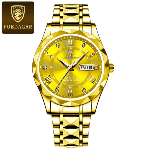 POEDAGAR Luxury Business Man Wristwatch