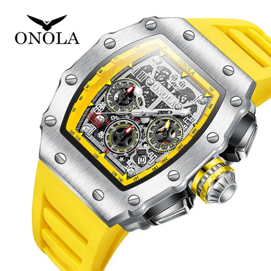 ONOLA Brand Luxury Multifunction Wrist Watch