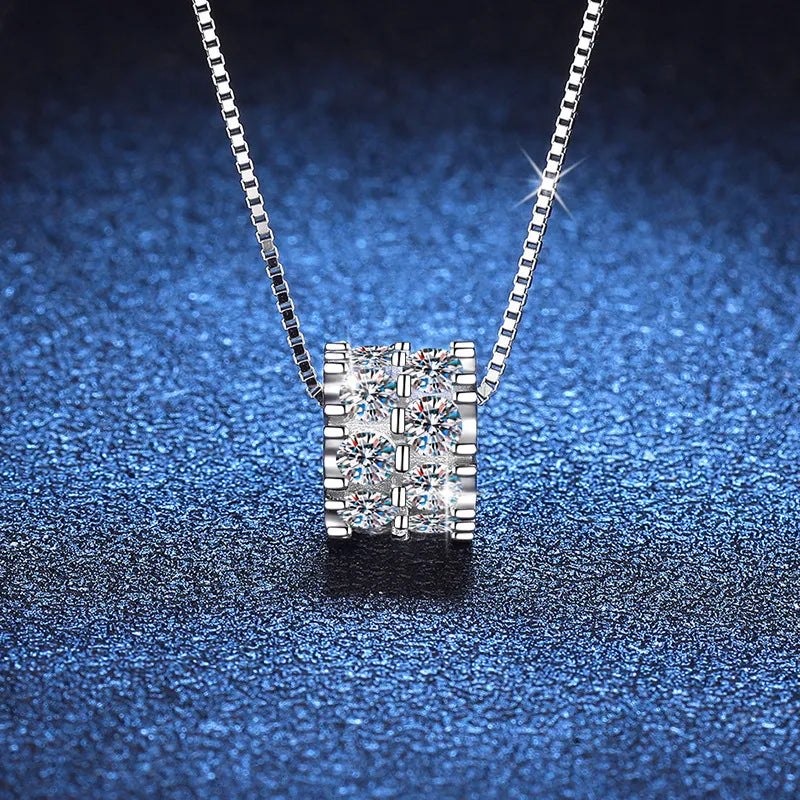 Full Moissanite Diamond Necklace