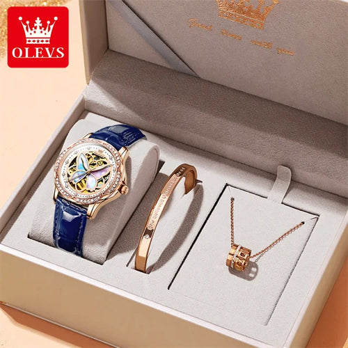 OLEVS Colorful Fritillary Mechanical Watch