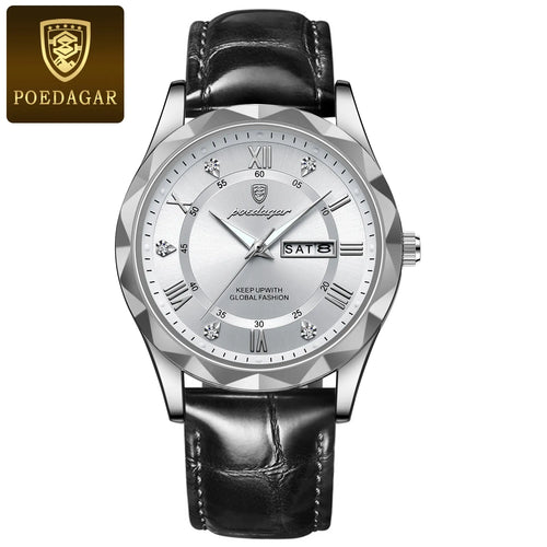 POEDAGAR Luxury Business Man Wristwatch