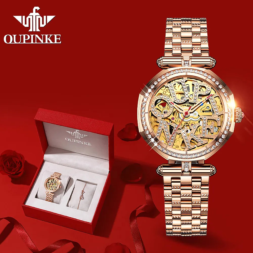 OUPINKE Luxury Automatic Mechanical Watch