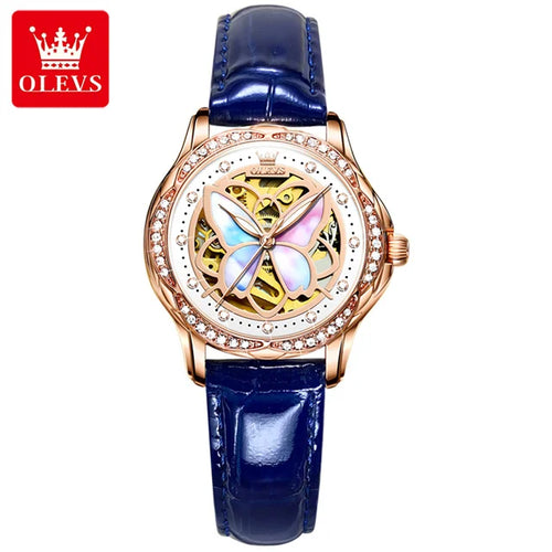 OLEVS Colorful Fritillary Mechanical Watch