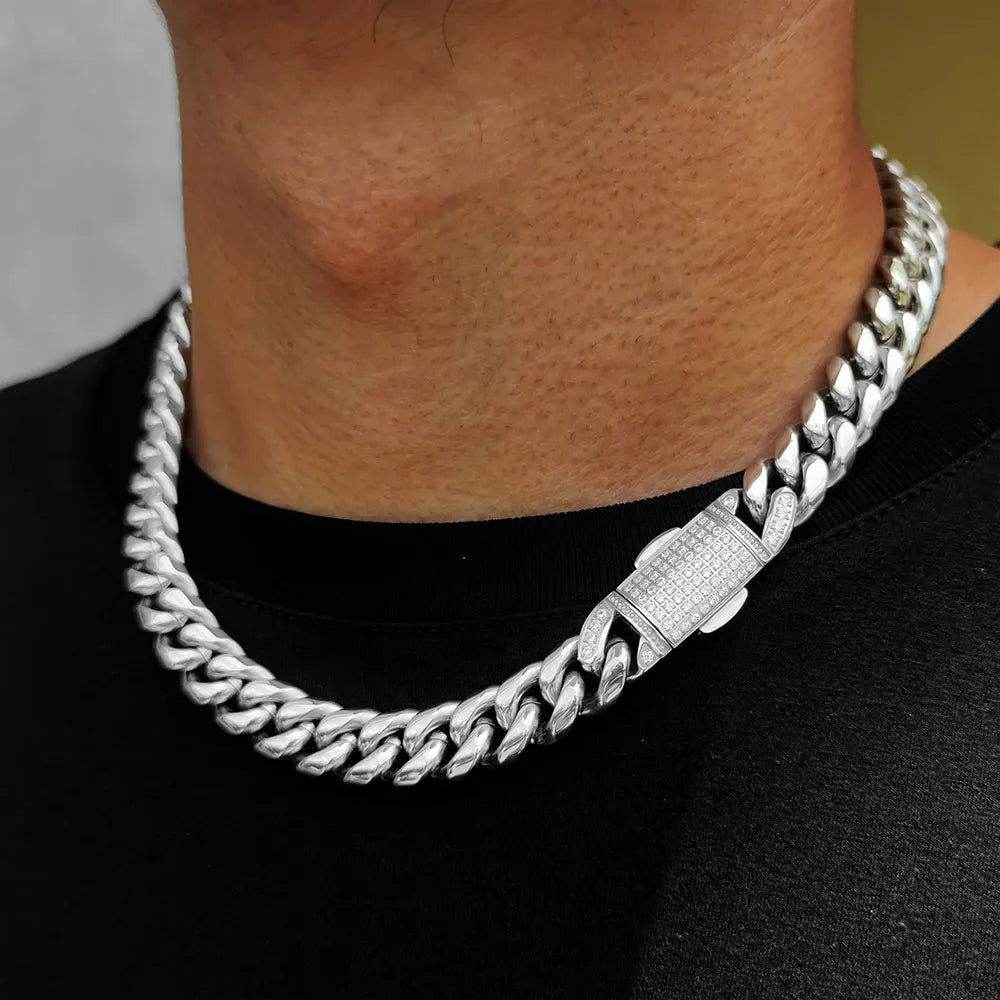 Stainless Steel Miami Cuban Necklace/Bracelet