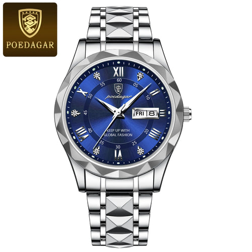 POEDAGAR Luxury Business Man Wristwatch