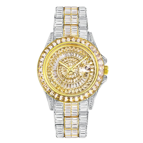 Baguette Full Ice Diamond Watch