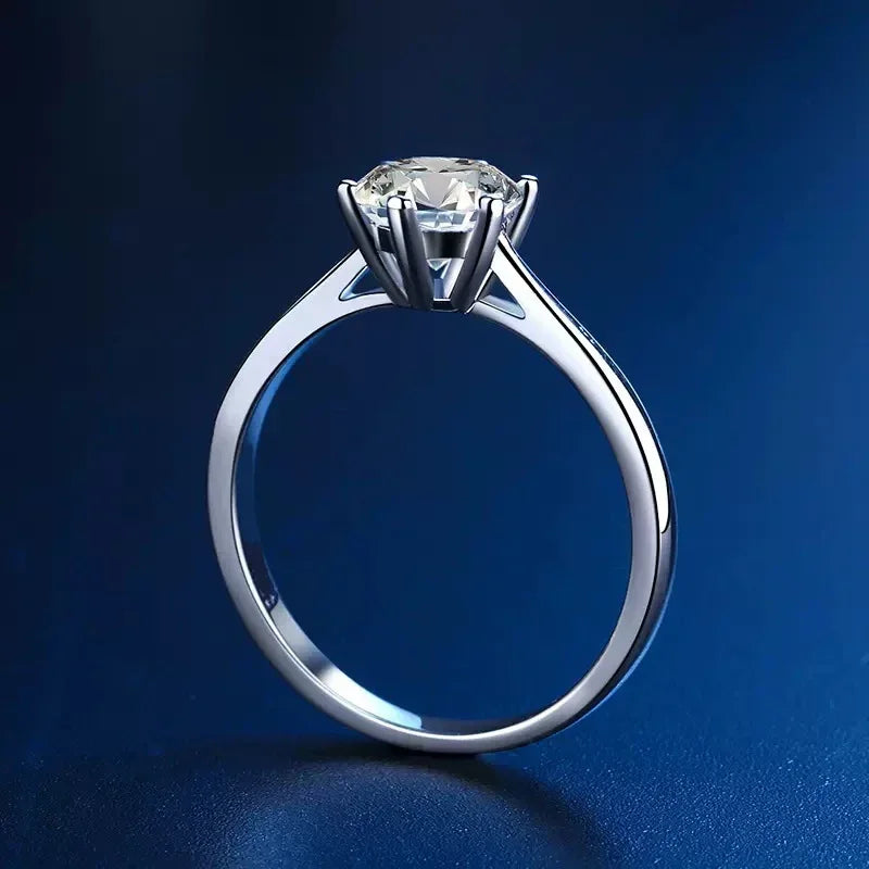 0.3ct Moissanite Diamond Ring