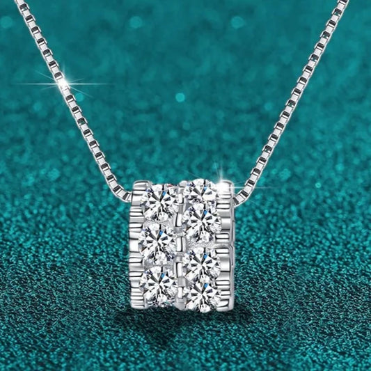 Full Moissanite Diamond Necklace