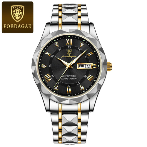 POEDAGAR Luxury Business Man Wristwatch