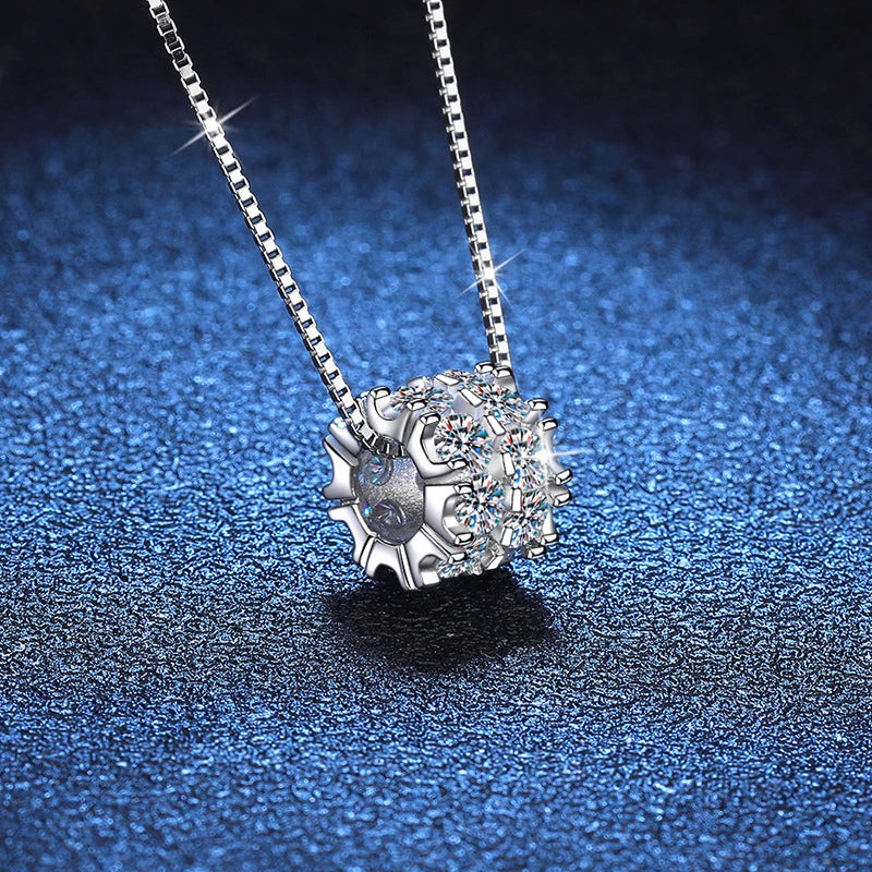 Full Moissanite Diamond Necklace