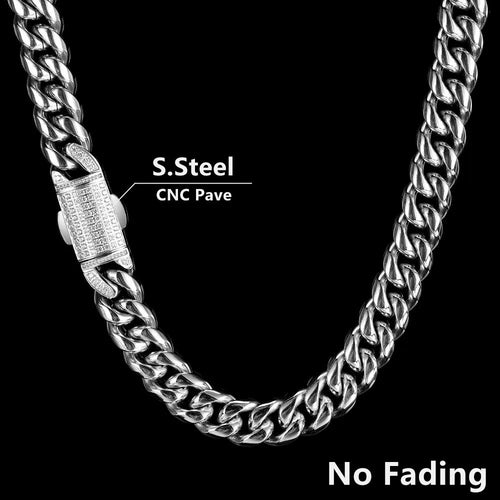 Stainless Steel Miami Cuban Necklace/Bracelet