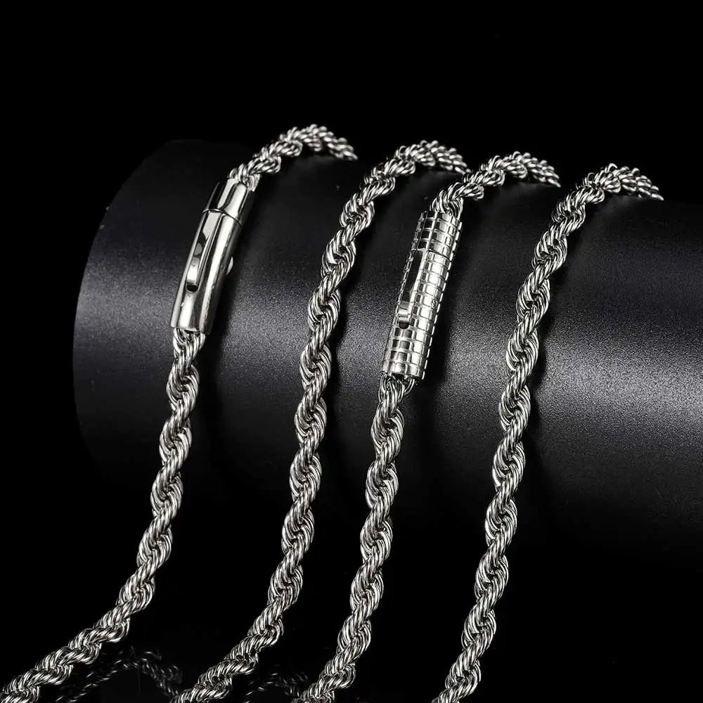 Stainless Steel Rope Necklace