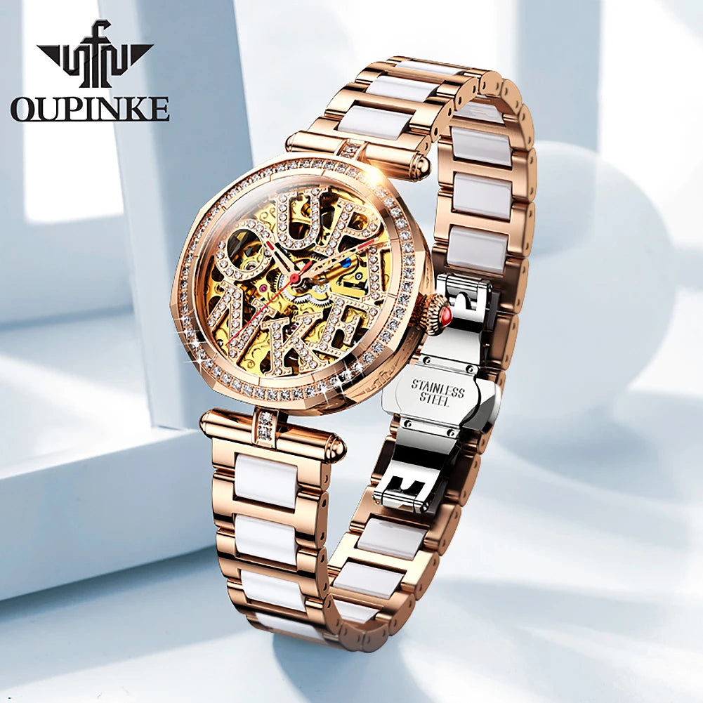 OUPINKE Luxury Automatic Mechanical Watch