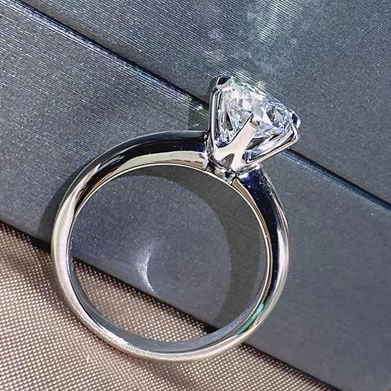 5ct Moissanite Ring GRA Certified