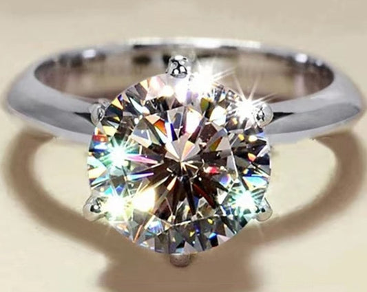 5ct Moissanite Ring GRA Certified