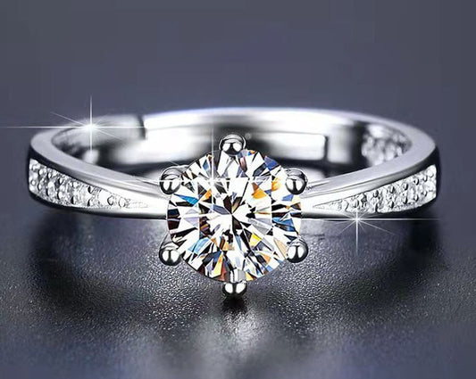 3 Carat Moissanite Ring